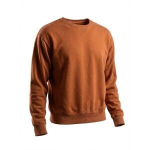 Hanes ComfortWash Men’s Crewneck Sweatshirt Medium Rust Brown Pullover